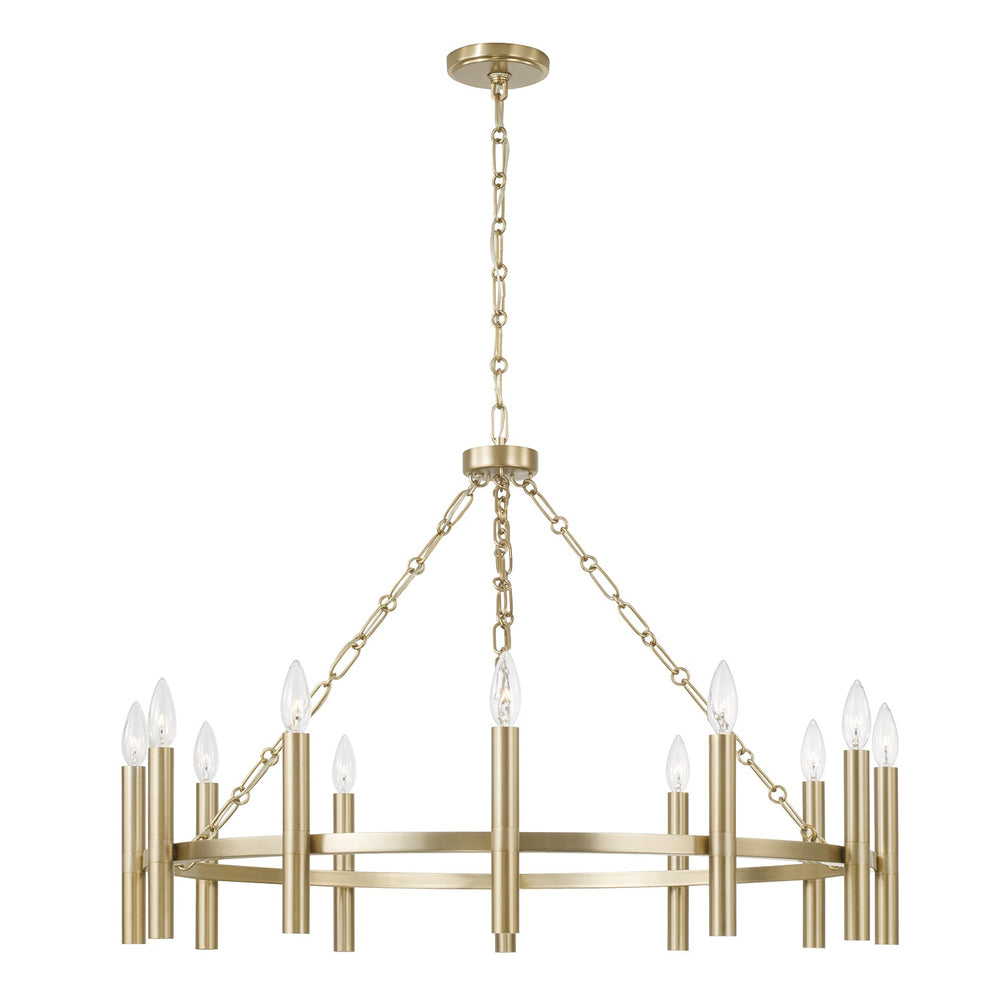 Capital Lighting - 12 Light Chandelier - Winton - Matte Brass- Union Lighting Luminaires Decor