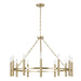 Capital Lighting - 12 Light Chandelier - Winton - Matte Brass- Union Lighting Luminaires Decor