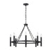 Capital Lighting - Eight Light Chandelier - Winton - Matte Black- Union Lighting Luminaires Decor
