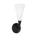 Capital Lighting - One Light Wall Sconce - Gatsby - Matte Black- Union Lighting Luminaires Decor