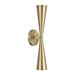 Capital Lighting - Two Light Wall Sconce - Levi - Matte Brass- Union Lighting Luminaires Decor
