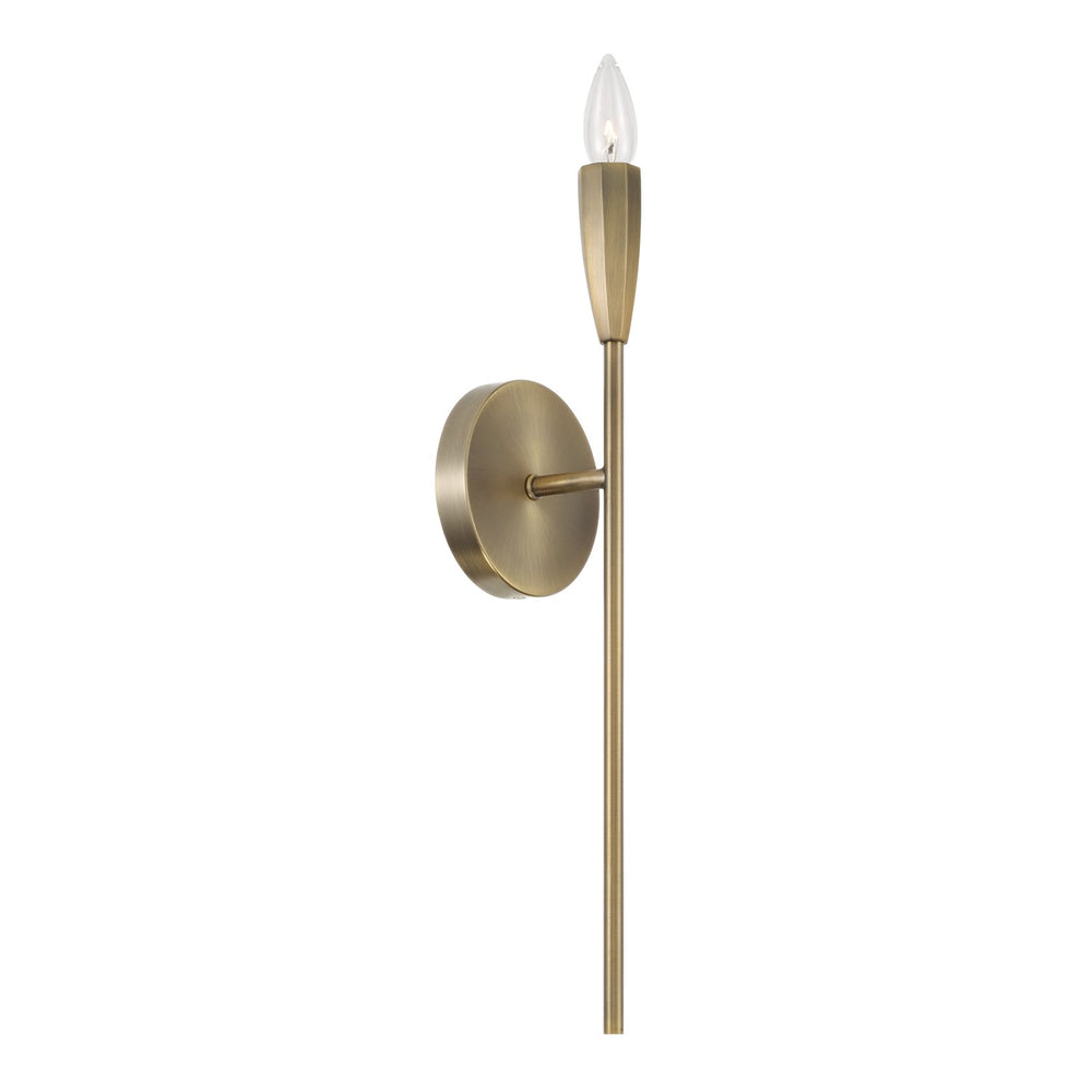 Capital Lighting - One Light Wall Sconce - Palmer - Antiqued Brass- Union Lighting Luminaires Decor
