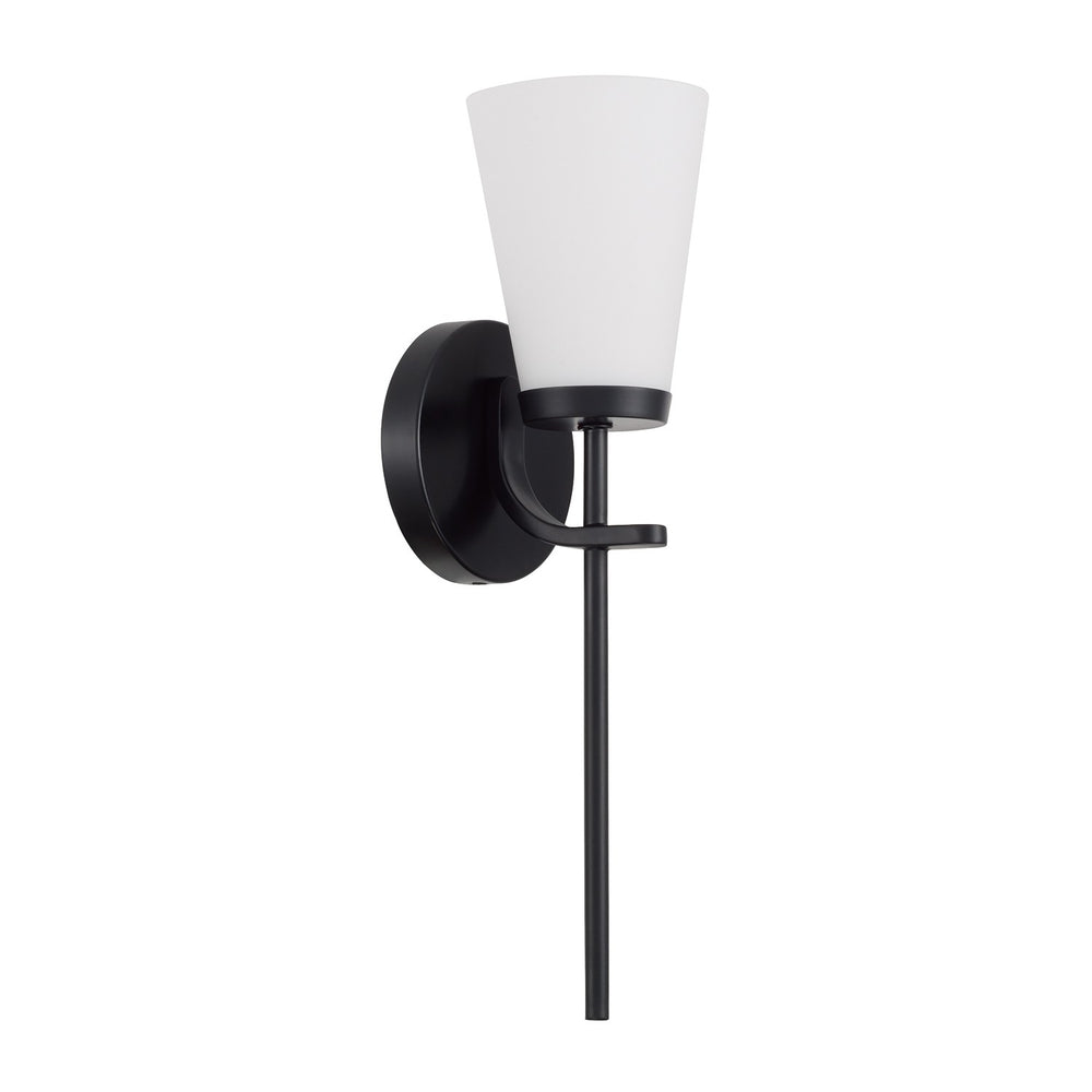 Capital Lighting - One Light Wall Sconce - Drake - Matte Black- Union Lighting Luminaires Decor