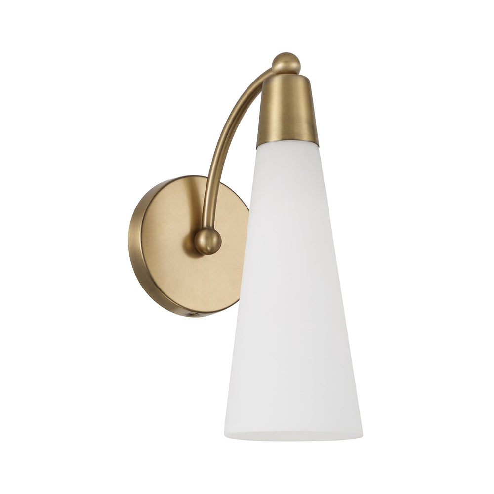 Capital Lighting - One Light Wall Sconce - Tess - Aged Brass- Union Lighting Luminaires Decor