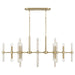 Capital Lighting - 16 Light Island Pendant - Marlow - Matte Brass- Union Lighting Luminaires Decor