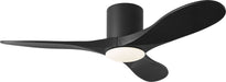 Visual Comfort Fan Canada - 44" Ceiling Fan - Maverick - Midnight Black- Union Lighting Luminaires Decor