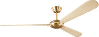 Visual Comfort Fan Canada - 64" Ceiling Fan - Pod - Burnished Brass- Union Lighting Luminaires Decor