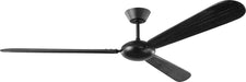 Visual Comfort Fan Canada - 64" Ceiling Fan - Pod - Midnight Black- Union Lighting Luminaires Decor