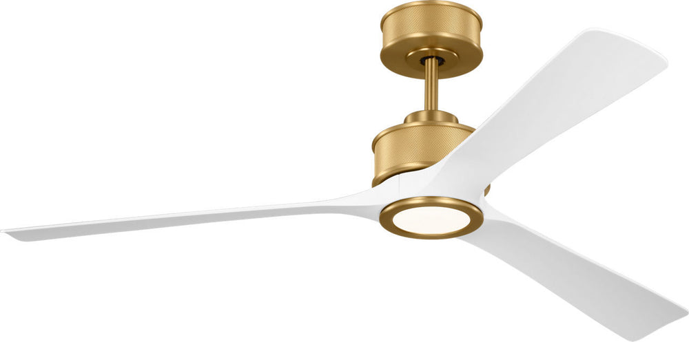 Visual Comfort Fan Canada - 52" Ceiling Fan - Reese - Burnished Brass- Union Lighting Luminaires Decor
