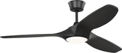 Visual Comfort Fan Canada - 52" Ceiling Fan - Selen - Midnight Black- Union Lighting Luminaires Decor