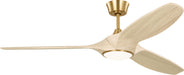 Visual Comfort Fan Canada - 60" Ceiling Fan - Selen - Burnished Brass- Union Lighting Luminaires Decor