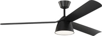 Visual Comfort Fan Canada - 60" Ceiling Fan - Studio - Midnight Black- Union Lighting Luminaires Decor