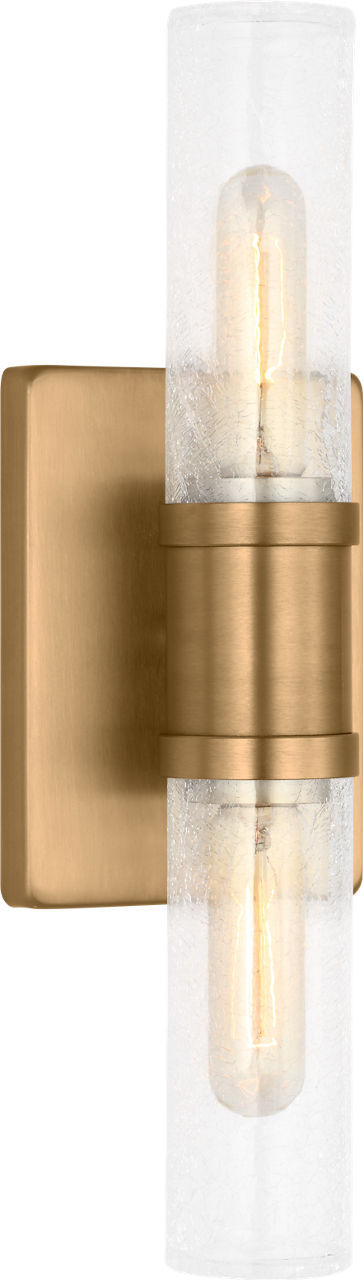 Visual Comfort Studio Canada - Two Light Vanity - Keaton - Satin Brass | Satin Brass- Union Lighting Luminaires Decor