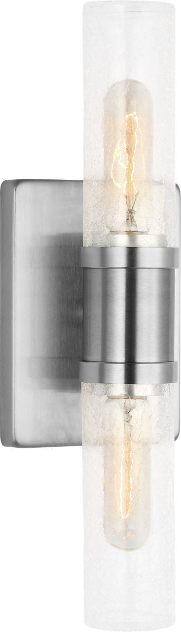 Visual Comfort Studio Canada - Two Light Vanity - Keaton - Brushed Nickel | Brushed Nickel- Union Lighting Luminaires Decor