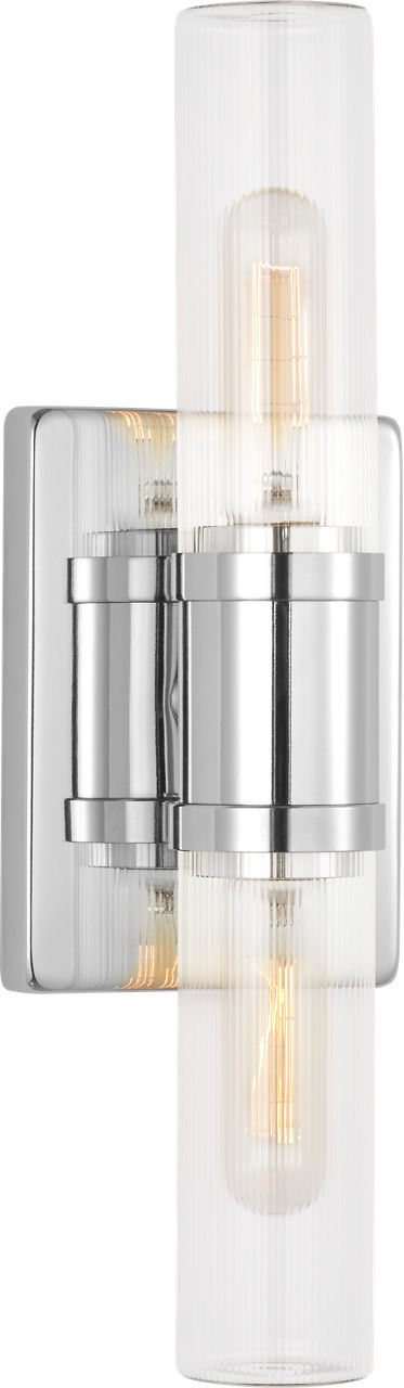 Visual Comfort Studio Canada - Two Light Vanity - Keaton - Chrome | Chrome- Union Lighting Luminaires Decor