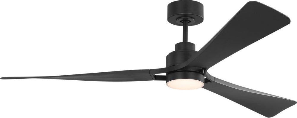 Visual Comfort Fan Canada - 60" Ceiling Fan - Trillium - Midnight Black- Union Lighting Luminaires Decor