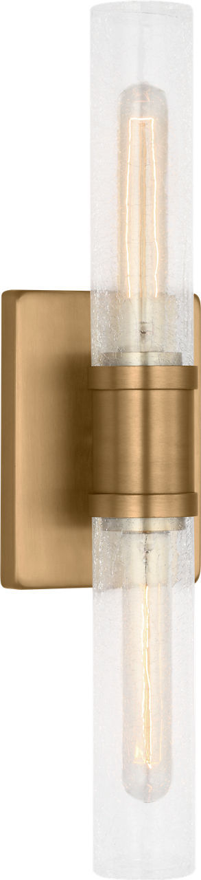 Visual Comfort Studio Canada - Two Light Vanity - Keaton - Satin Brass | Satin Brass- Union Lighting Luminaires Decor