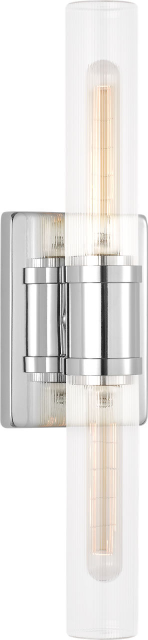 Visual Comfort Studio Canada - Two Light Vanity - Keaton - Chrome | Chrome- Union Lighting Luminaires Decor