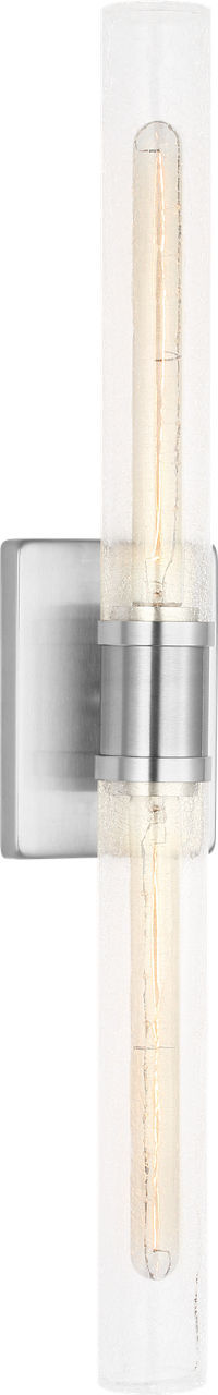 Visual Comfort Studio Canada - Two Light Vanity - Keaton - Brushed Nickel | Brushed Nickel- Union Lighting Luminaires Decor