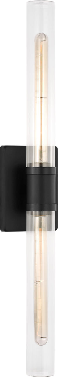 Visual Comfort Studio Canada - Two Light Vanity - Keaton - Midnight Black | Midnight Black- Union Lighting Luminaires Decor