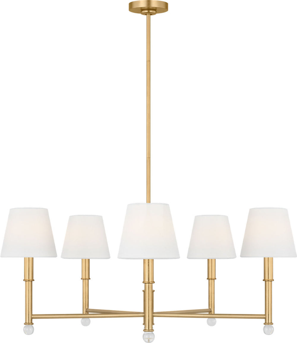 Visual Comfort Studio Canada - Five Light Chandelier - Greard - Gild | Gild- Union Lighting Luminaires Decor