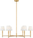 Visual Comfort Studio Canada - Six Light Chandelier - Greard - Gild | Gild- Union Lighting Luminaires Decor