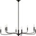 Visual Comfort Studio Canada - Eight Light Chandelier - Chatsworth - Aged Iron | Aged Iron- Union Lighting Luminaires Decor