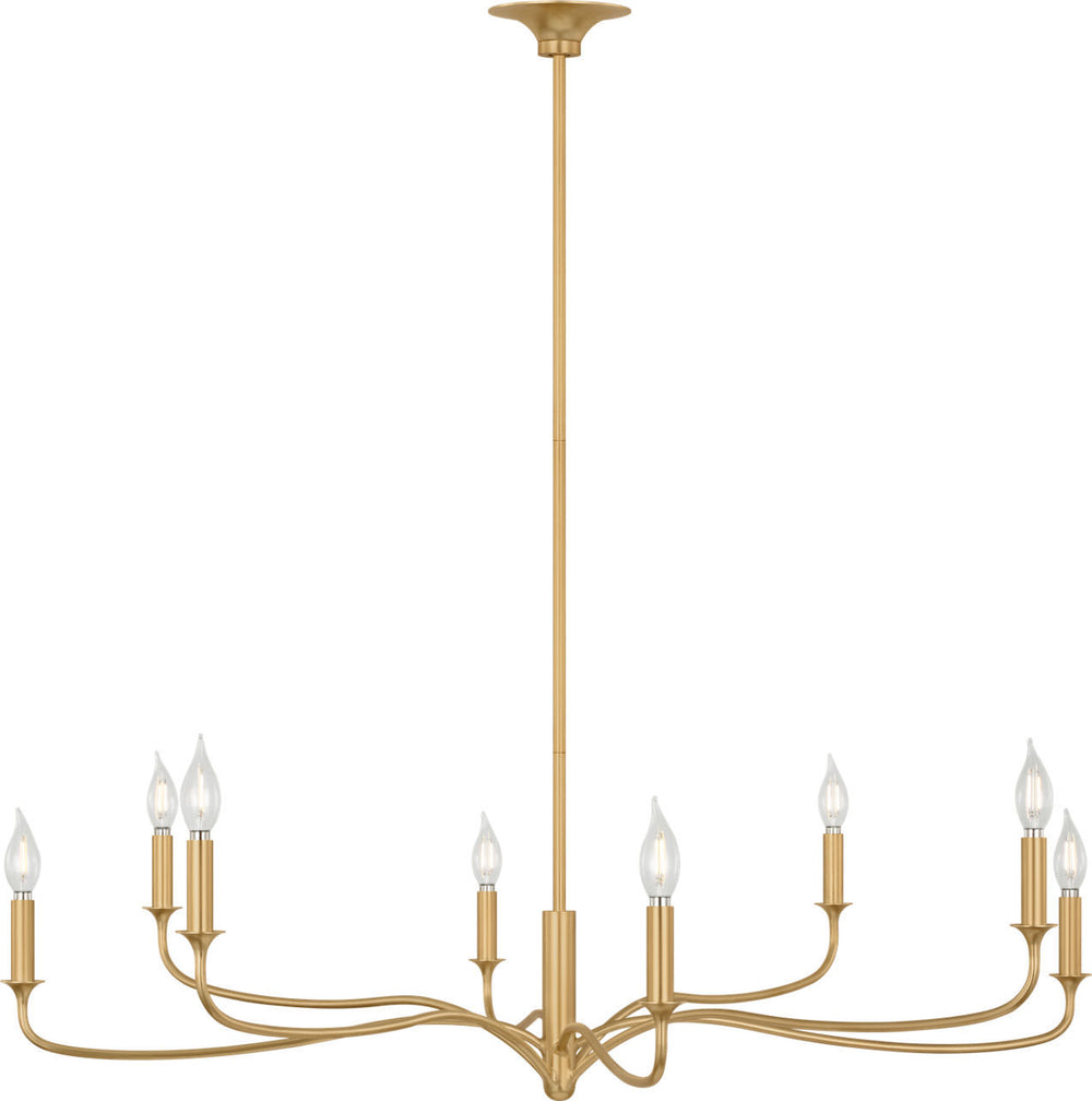 Visual Comfort Studio Canada - Eight Light Chandelier - Chatsworth - Gild | Gild- Union Lighting Luminaires Decor