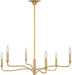 Visual Comfort Studio Canada - Six Light Chandelier - Chatsworth - Gild | Gild- Union Lighting Luminaires Decor