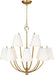 Visual Comfort Studio Canada - 12 Light Chandelier - Marina - Burnished Brass | Burnished Brass- Union Lighting Luminaires Decor