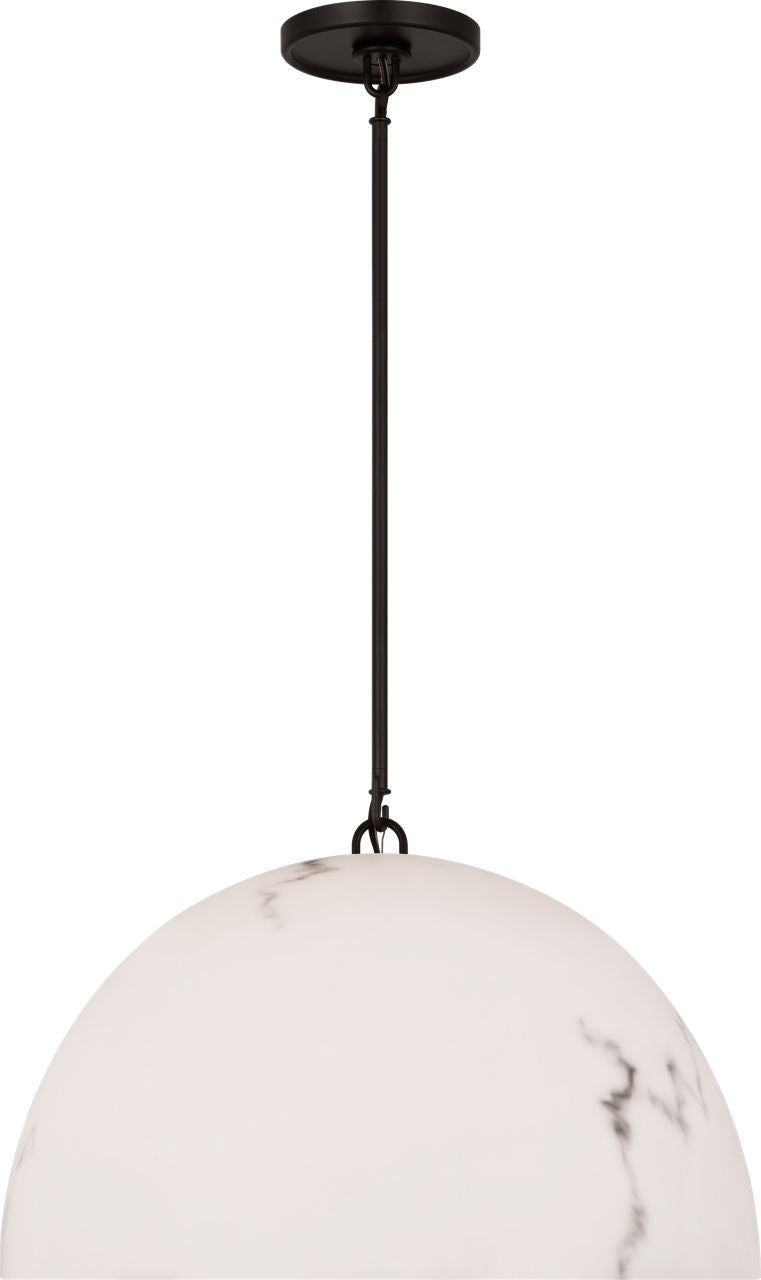 Visual Comfort Studio Canada - One Light Pendant - Savina - Aged Iron | Aged Iron- Union Lighting Luminaires Decor
