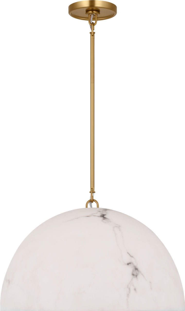 Visual Comfort Studio Canada - One Light Pendant - Savina - Burnished Brass | Burnished Brass- Union Lighting Luminaires Decor