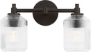 Visual Comfort Studio Canada - Two Light Bath - Barstow - Aged Iron | Aged Iron- Union Lighting Luminaires Decor