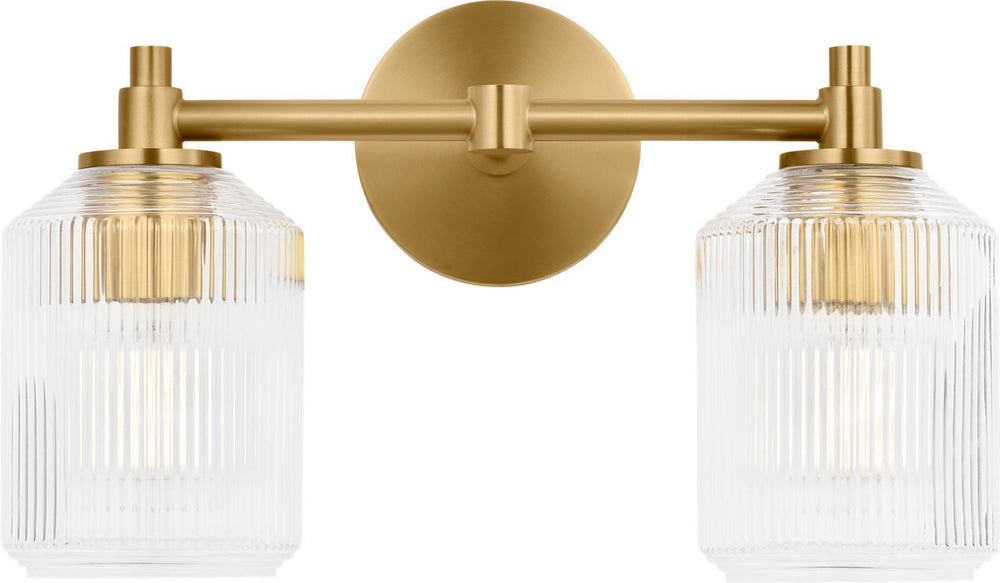 Visual Comfort Studio Canada - Two Light Bath - Barstow - Burnished Brass | Burnished Brass- Union Lighting Luminaires Decor