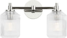 Visual Comfort Studio Canada - Two Light Bath - Barstow - Polished Nickel | Polished Nickel- Union Lighting Luminaires Decor