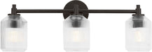 Visual Comfort Studio Canada - Three Light Bath - Barstow - Aged Iron | Aged Iron- Union Lighting Luminaires Decor