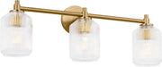 Visual Comfort Studio Canada - Three Light Bath - Barstow - Burnished Brass | Burnished Brass- Union Lighting Luminaires Decor