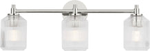 Visual Comfort Studio Canada - Three Light Bath - Barstow - Polished Nickel | Polished Nickel- Union Lighting Luminaires Decor