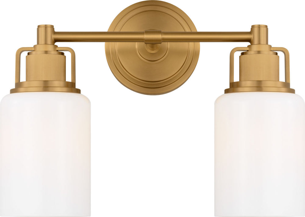 Visual Comfort Studio Canada - Two Light Bath - Ashford - Burnished Brass | Burnished Brass- Union Lighting Luminaires Decor