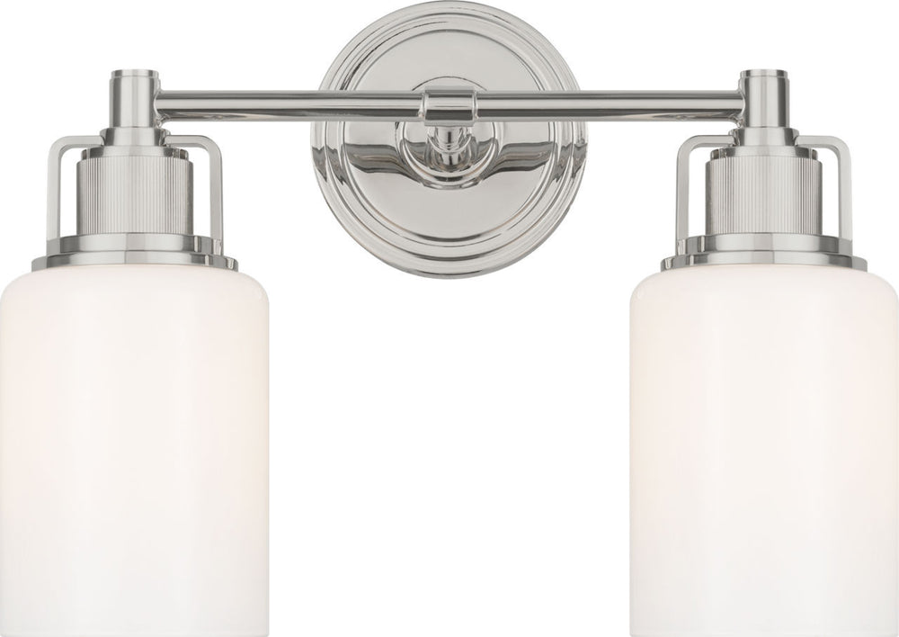 Visual Comfort Studio Canada - Two Light Bath - Ashford - Polished Nickel | Polished Nickel- Union Lighting Luminaires Decor