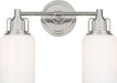 Visual Comfort Studio Canada - Two Light Bath - Ashford - Polished Nickel | Polished Nickel- Union Lighting Luminaires Decor