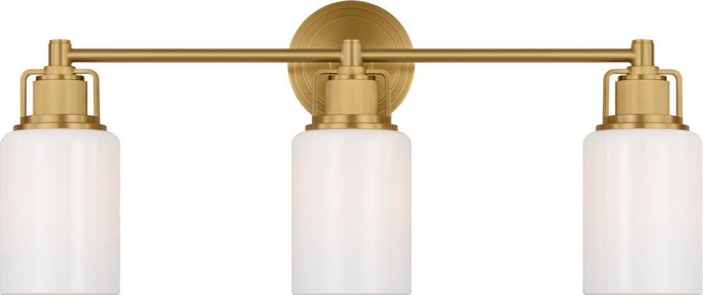 Visual Comfort Studio Canada - Three Light Bath - Ashford - Burnished Brass | Burnished Brass- Union Lighting Luminaires Decor