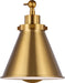 Visual Comfort Studio Canada - One Light Wall Sconce - Wellfleet - Burnished Brass/Burnished Brass- Union Lighting Luminaires Decor