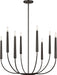 Visual Comfort Studio Canada - Eight Light Chandelier - Lois - Aged Iron | Aged Iron- Union Lighting Luminaires Decor