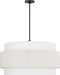 Visual Comfort Studio Canada - Six Light Hanging Shade - Belaro - Aged Iron | Aged Iron- Union Lighting Luminaires Decor