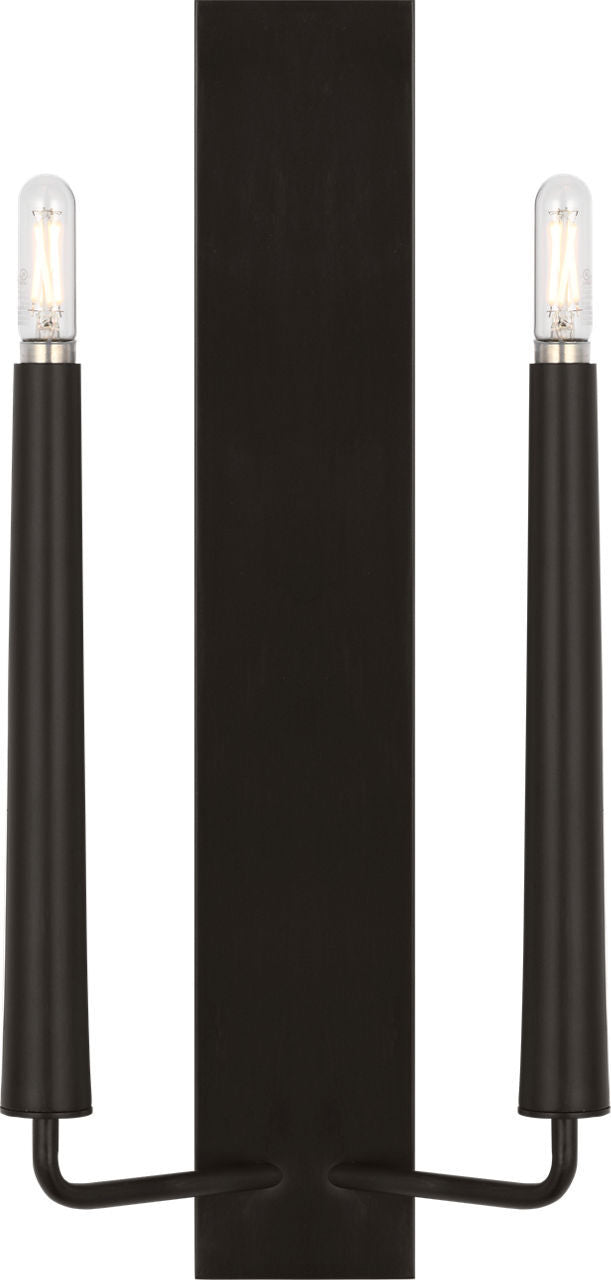 Visual Comfort Studio Canada - Two Light Wall Sconce - Lois - Aged Iron | Aged Iron- Union Lighting Luminaires Decor