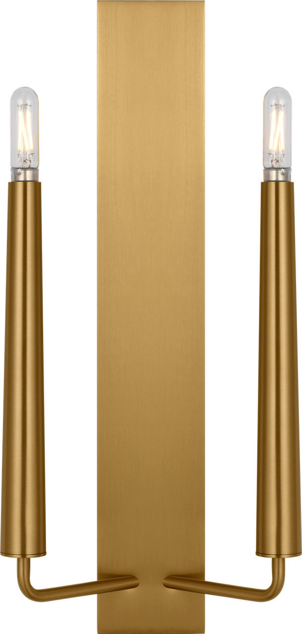 Visual Comfort Studio Canada - Two Light Wall Sconce - Lois - Burnished Brass | Burnished Brass- Union Lighting Luminaires Decor