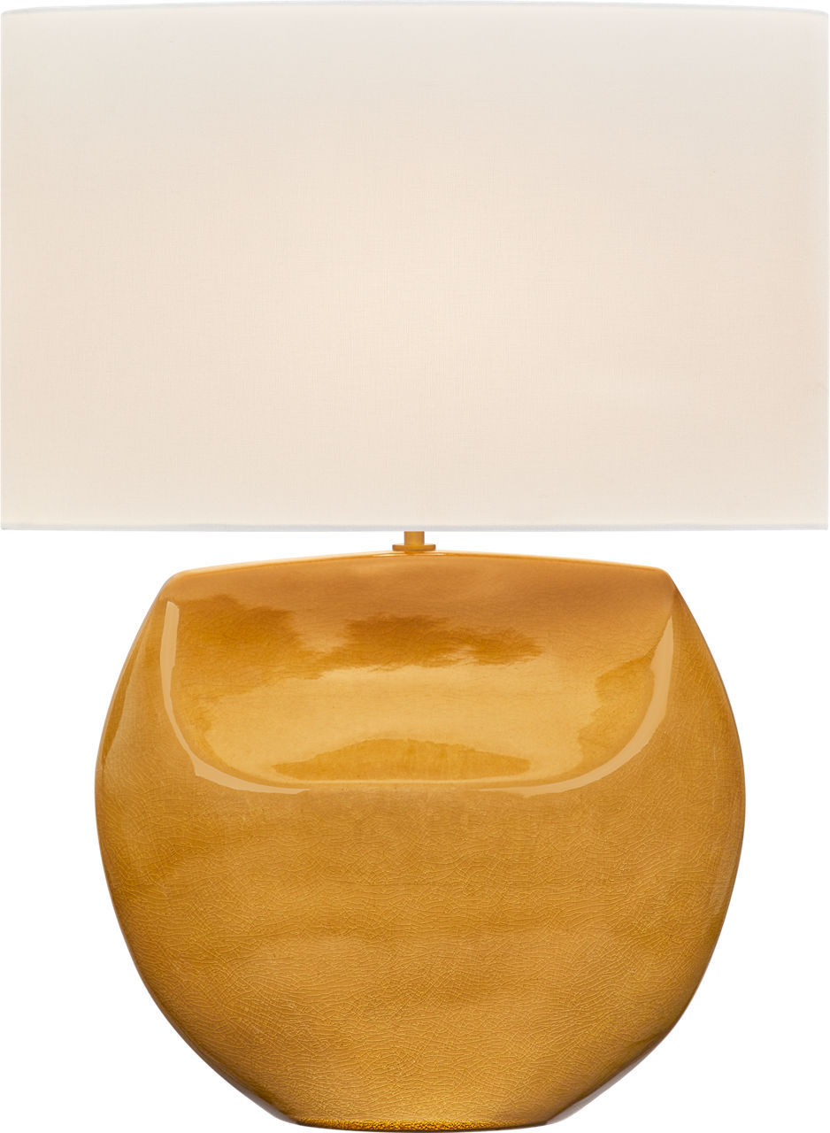 Visual Comfort Studio Canada - One Light Table Lamp - Pente - Cracked Honey | Cracked Honey- Union Lighting Luminaires Decor
