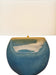 Visual Comfort Studio Canada - One Light Table Lamp - Pente - Deep Ocean Crackle | Deep Ocean Crackle- Union Lighting Luminaires Decor