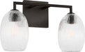 Visual Comfort Studio Canada - Two Light Bath - Serafina - Aged Iron | Aged Iron- Union Lighting Luminaires Decor